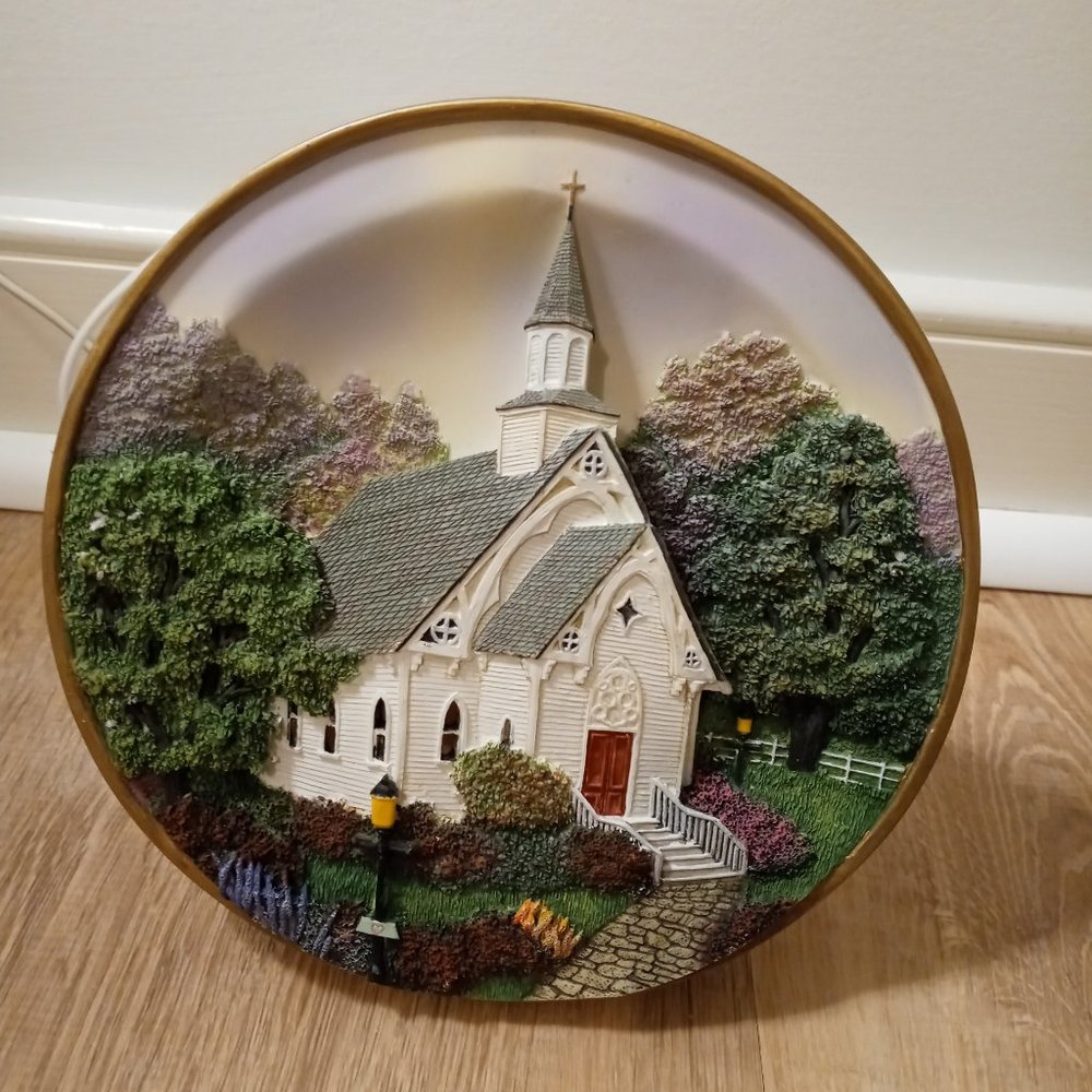 Decorative Church Lighted Plate - Picture 6 of 10